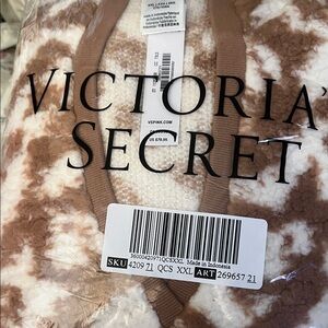 Victoria's Secret Brown and White Teddy Jacket